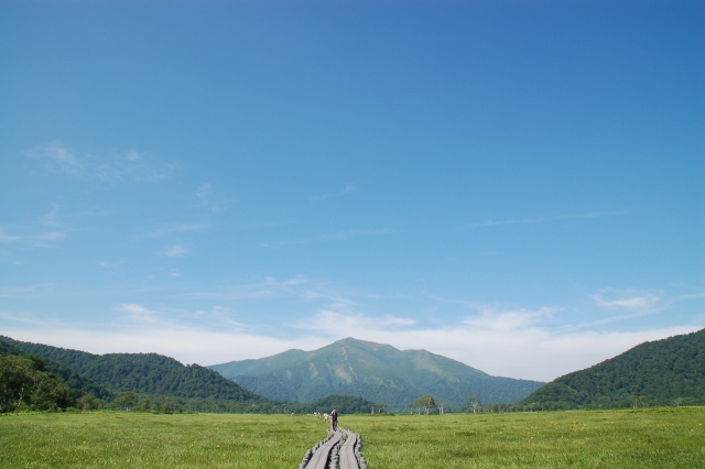 Mt. Shibutsu and sky