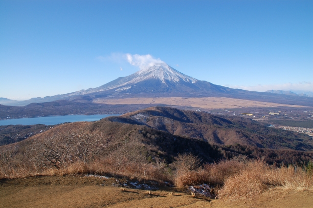 The view of Mt. Fuji area.