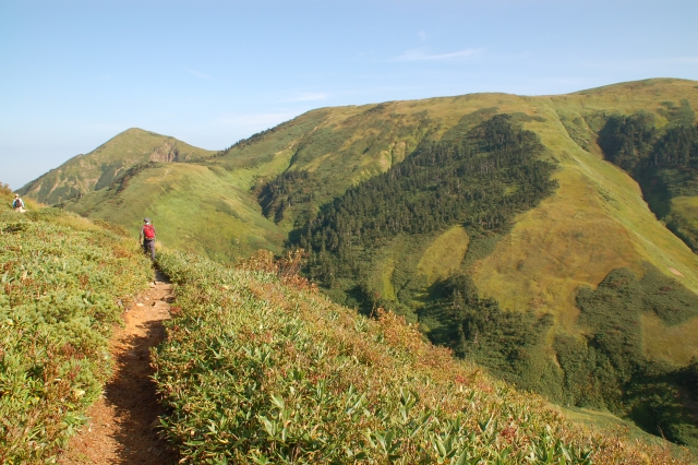The mountain trail of the neighborhood of Mt. Nise-Makihata