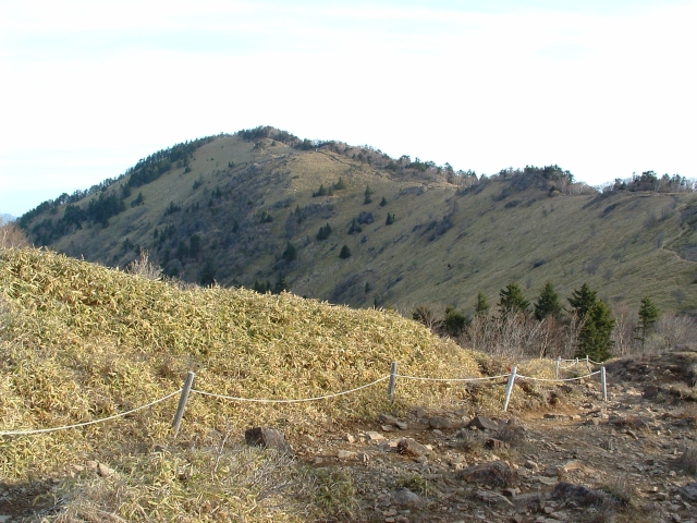 The ridgeline of Mt. Daibosatsurei.