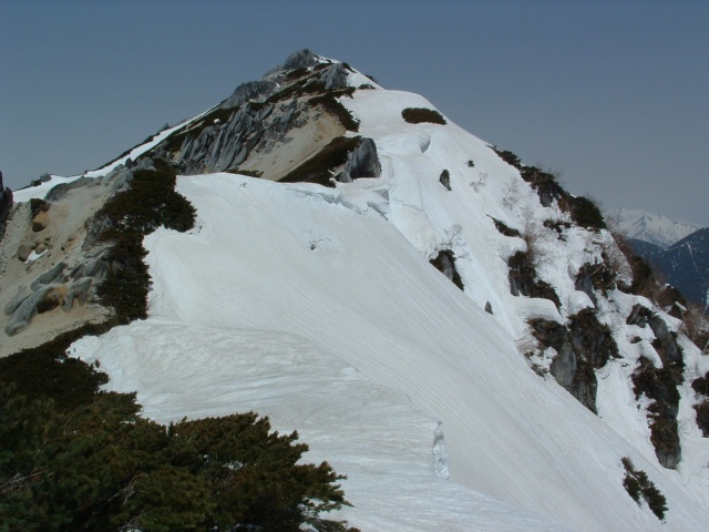 The mountaintop fo Mt. Tsubakurodake.