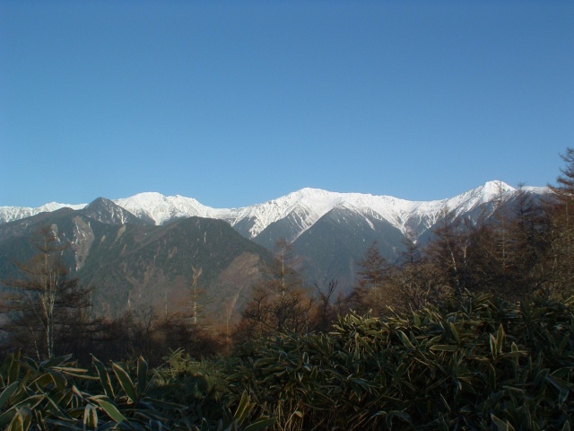 Japanese South Alps from Yashajintouge.