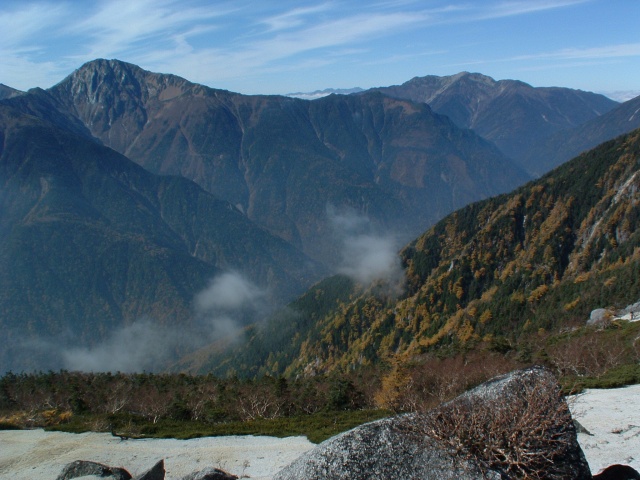 Mt. Kitadake and Mt. Senjougatake