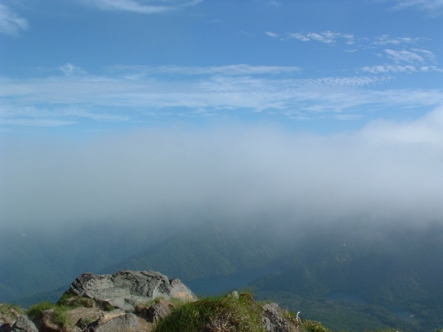 The mountaintop of Mt. Nikko-Shirane