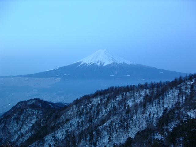 Mt. Fuji of the break of day.