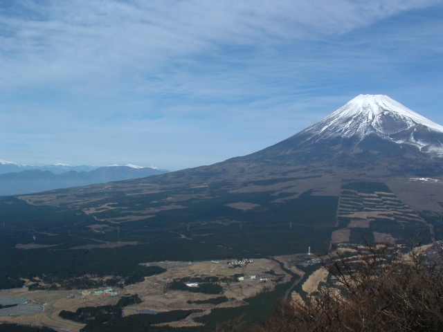 The foot of Mt. Fuji.