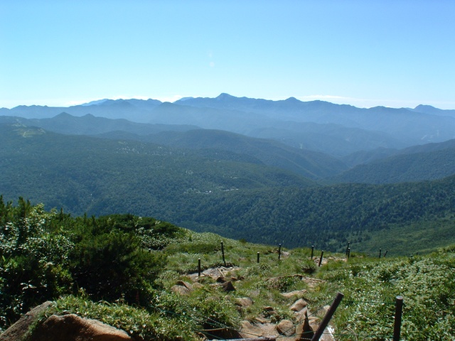The view of Nikko mountains