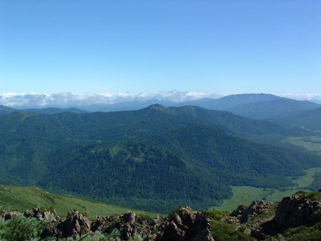 The view of Mt. Keitsuru area.