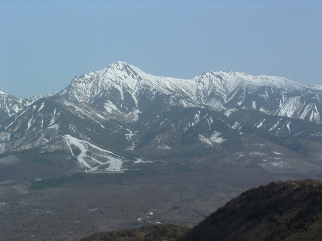 Mt. Akadake and Mt. Yokodake